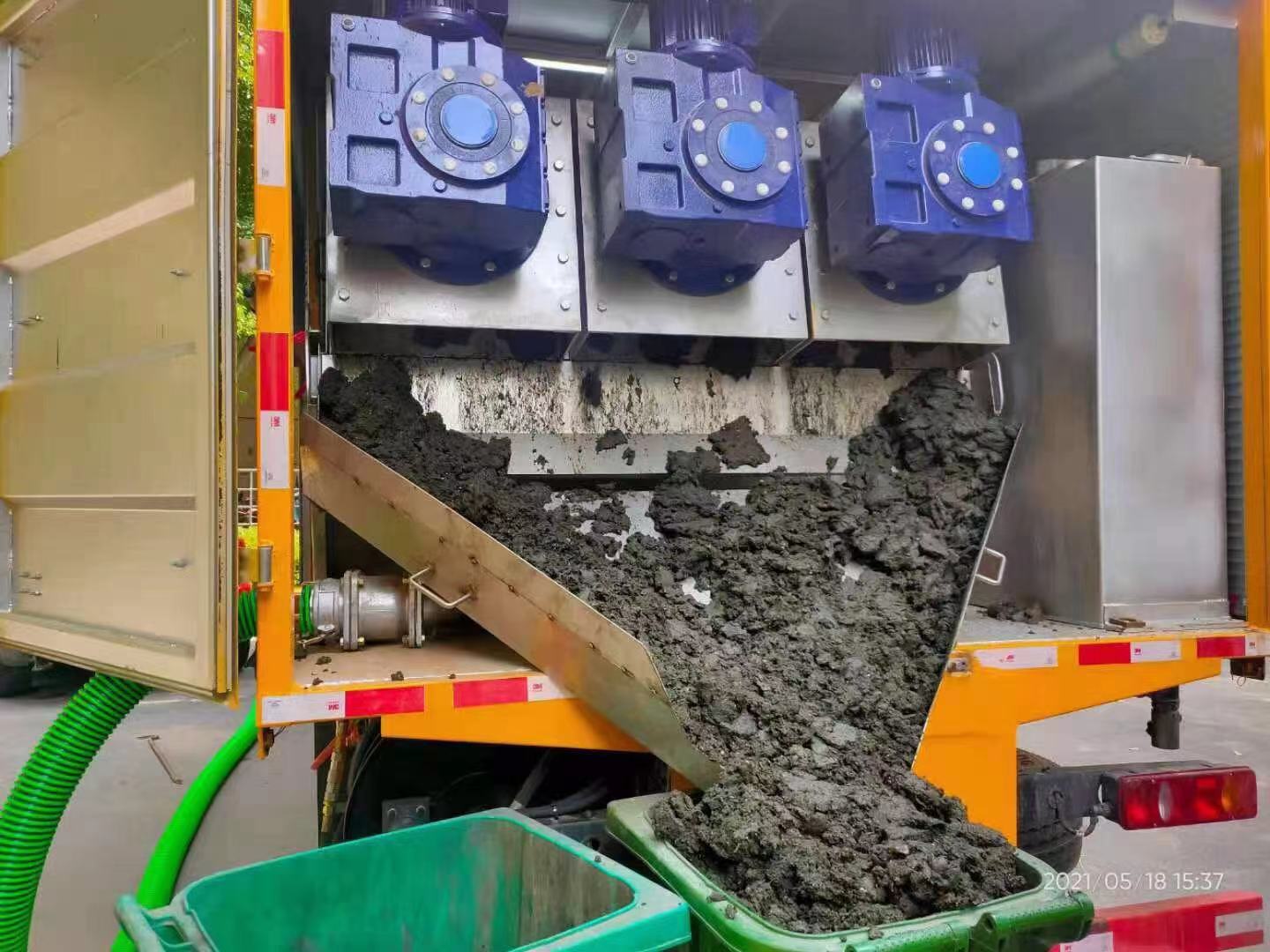 麻洋镇化粪池清掏城市维护站-泥浆净化干湿分离处理